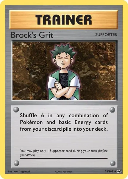 Brock´s Grit (Reverse Foil) - Evolutions -  (74/108)