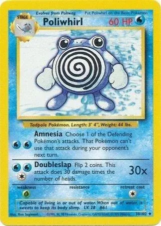 Poliwhirl - Base Set  (38/102)