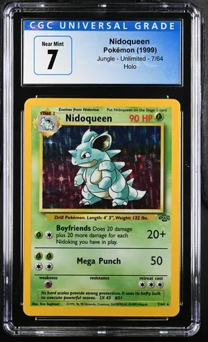 CGC 7 Nidoqueen 7/64 Jungle-Unlimited Holo (1999)