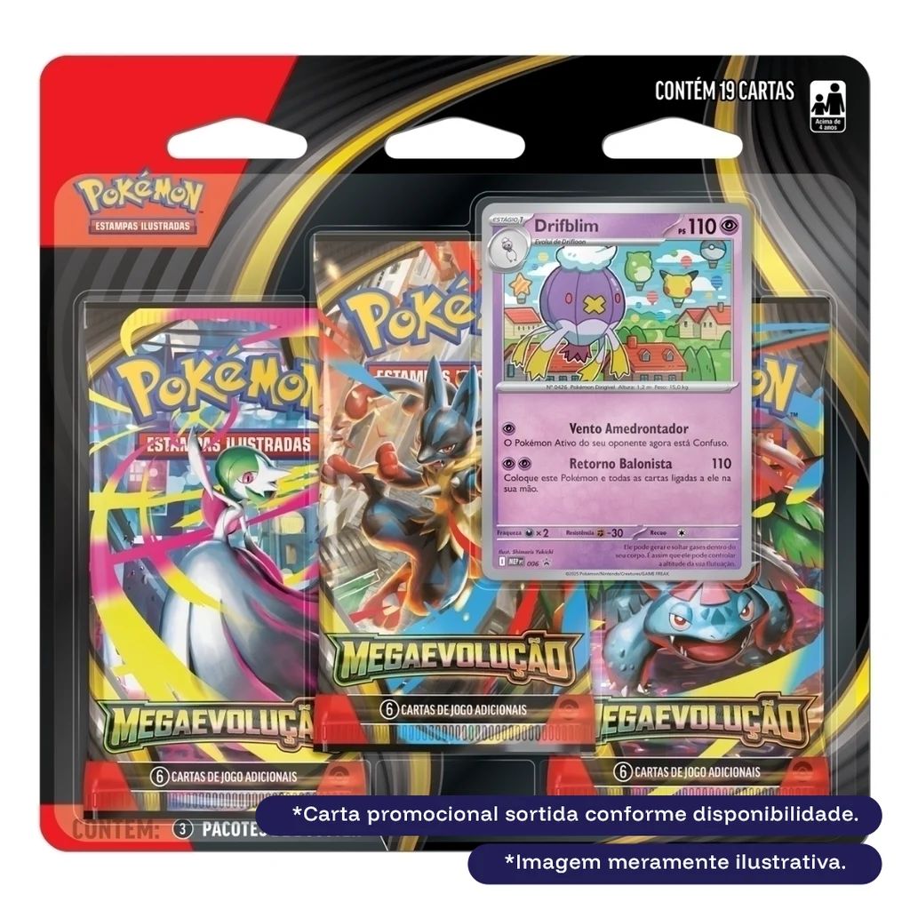 (PT-BR) Blister Triplo Megaevolução 1 - Megaevolução